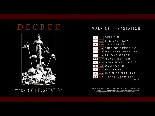 DECREE "Wake of Devastation" [Full Album] [2018 Reissue]