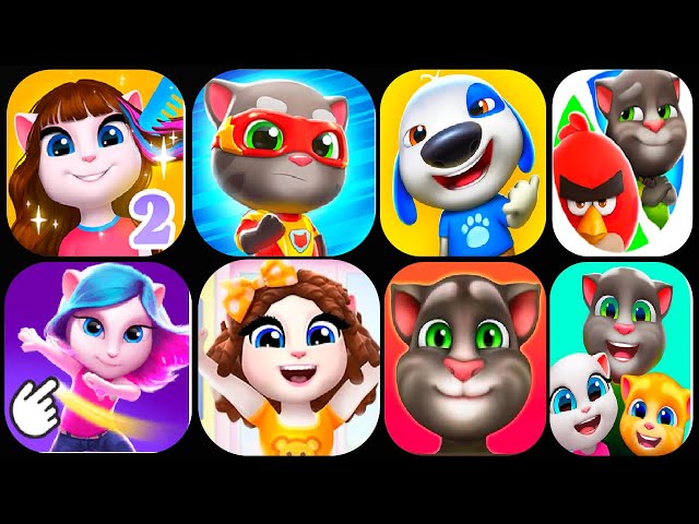 😻😻My Talking Angela/My Talking Tom/Talking Pet Run/Talking Tom & Ben/Talking Ginger/Miraculous Crush