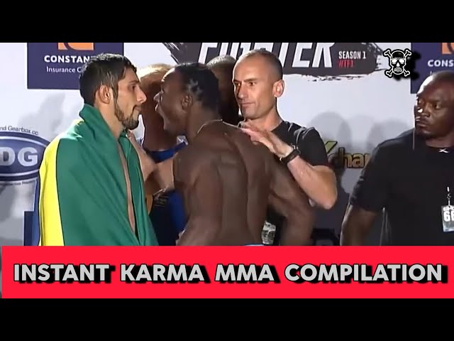 INSTANT KARMA in MMA ☠️ ▶ COMPILATION - BEST MOMENTS / Satisfyng Video - HD