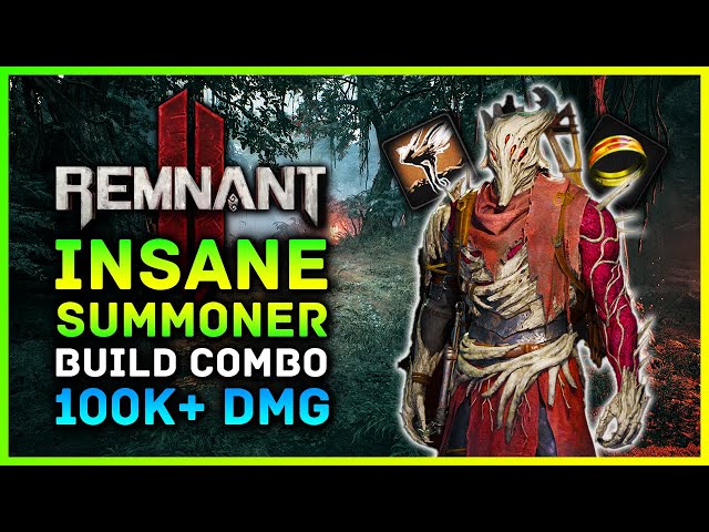 Remnant 2 - INSANE 100k+ Damage Summoner Build Combo! Skills, Items, Perks & Build Buffs