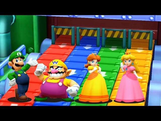 Mario Party: The Top 100 - Luigi Vs Wario Vs Daisy Vs Peach (Master Difficulty)| JinnaGaming