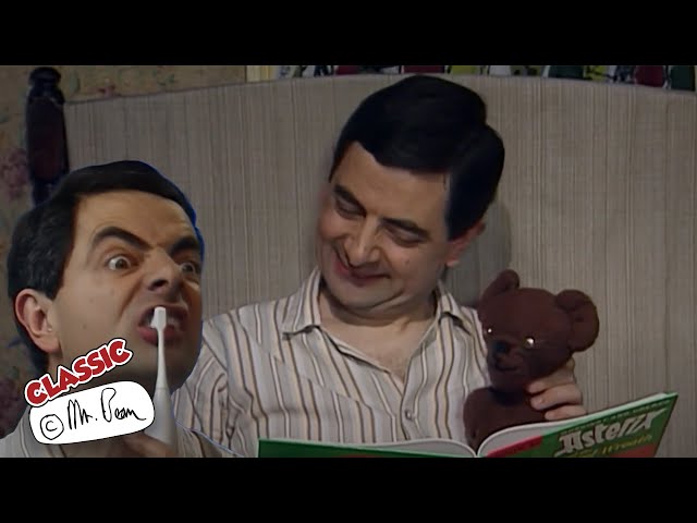 Not Your Normal Bedtime Routine | Mr Bean Funny Clips | Classic Mr Bean