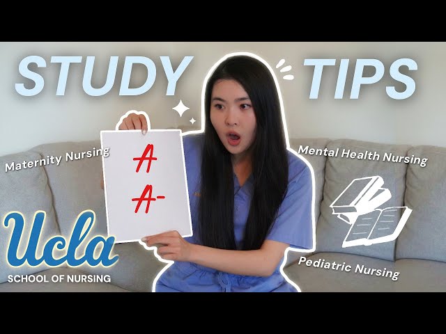 UCLA School of Nursing | 5 study tips to graduate with honors