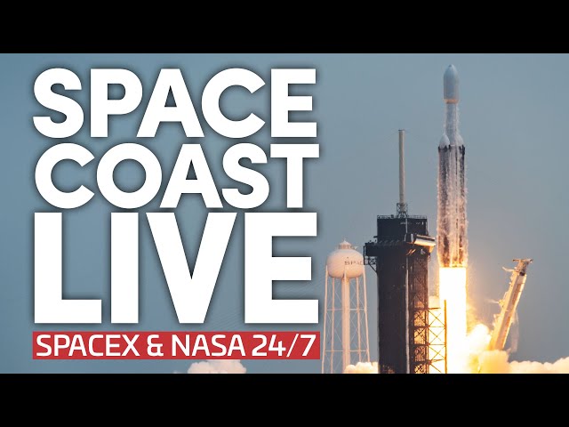 Space Coast Live: 24/7 Views of NASA, SpaceX Falcon 9 Operations, and Starship Pad Construction