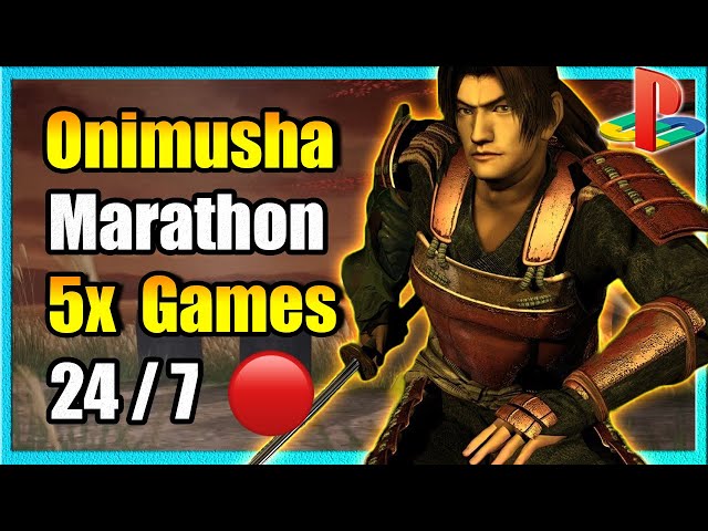 Onimusha Games 24/7 Marathon 🔴 5x Games