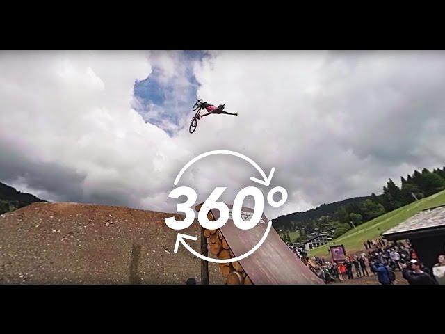 [360] Crankworx Les Gets 2016 tour in VR with Cam McCaul