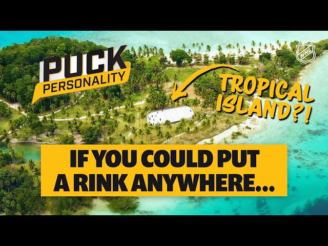 Where would YOU put a hockey rink? 🏒🏝🗻 Puck Personality