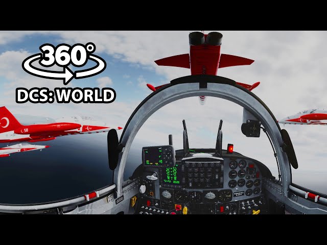 DCS: World 360° Cockpit Video - Delta Formation Barrel Roll