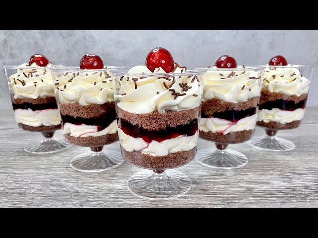 My new favourite dessert! No bake dessert cups recipe! Easy and Yummy!