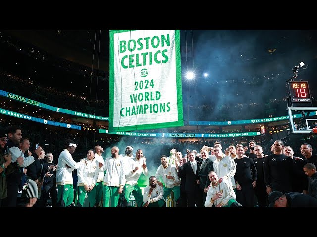 Boston Celtics FULL NBA Championship 2023-24 Ring Ceremony! 💍