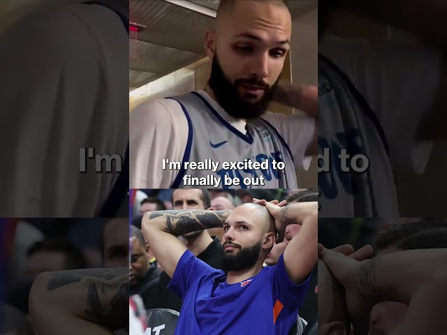 Evan Fournier's pumped to be playing and not just watching anymore #shorts