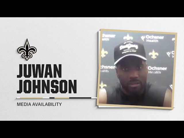 Juwan Johnson on team standards, finishing strategies | New Orleans Saints