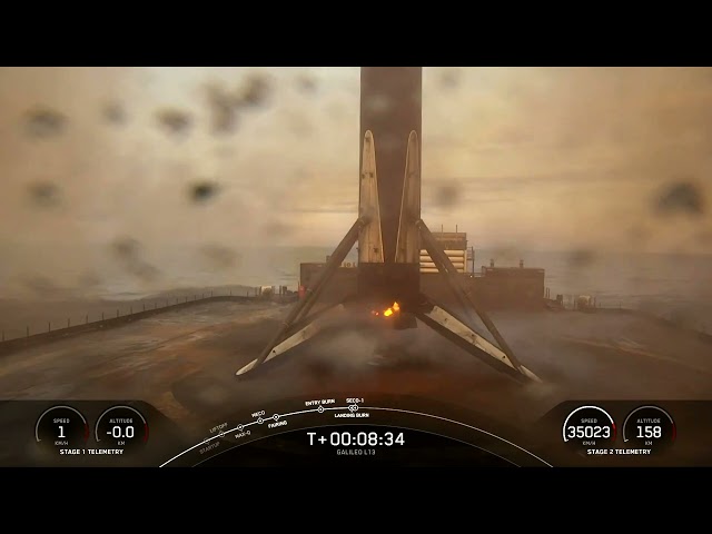 TOUCHDOWN! SpaceX Falcon 9 Landing | Galileo FM27 & FM32