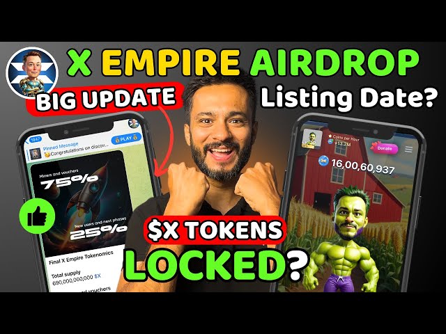 X Empire Airdrop Big Update | No Vesting or Locking for X Empire Tokens | X Empire Withdrawal Now