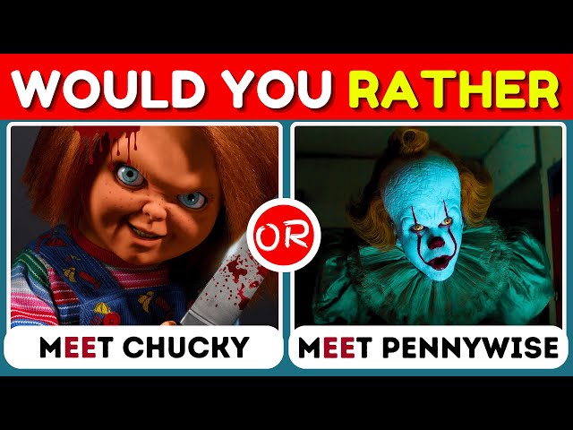 Would You Rather - SCARIEST Choices Ever! 😱🎃 Halloween Edition!