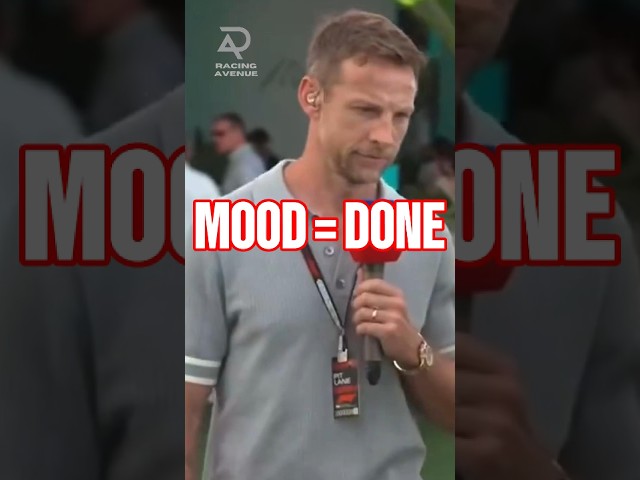 Jenson Button is SO DONE!