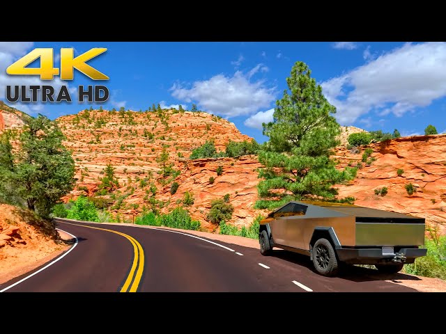 3 Hours of Southwest Utah Scenic Desert Mountain Driving 4K