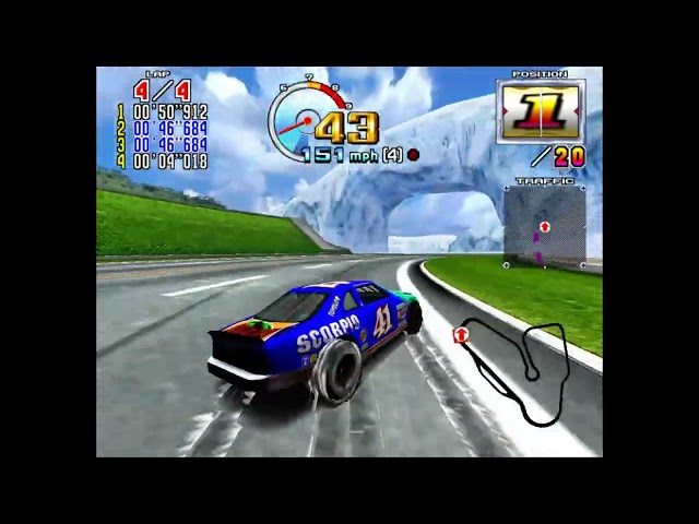 Daytona USA 2 Advanced Reverse Normal Car