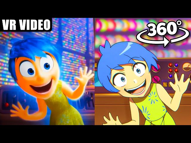 360º VR Inside Out 2 Original vs Anime (Inside Out Animation)