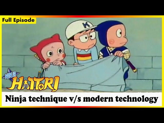 నింజా టెక్నిక్ v/s ఆధునిక సాంకేతికత | Ninja Hattori Ninja technique v/s modern technology Full Ep 23