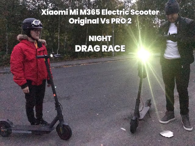 #Xiaomi Electric Scooter 25 km/h Drag Race / Speed Test - #M365 Mi365 Original Vs Pro2 #MiPro2