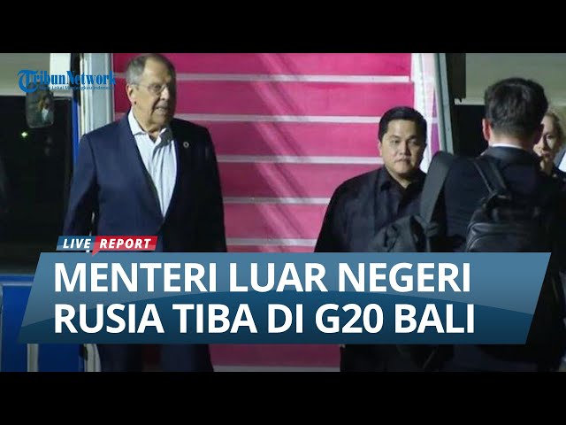 SEMPAT DISEBUT WALK OUT, Menteri Luar Negeri Rusia Tiba di G20 Bali