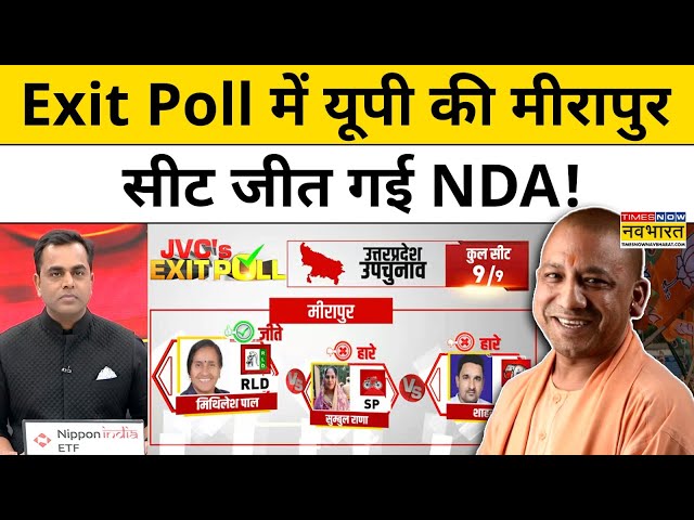 UP Bypolls 2024 Exit Poll : Meerapur Seat पर RLD की Mithilesh Pal मारेगी बाजी! | Sushant Sinha