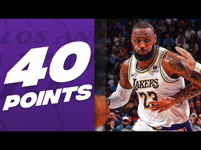 LeBron James Tallied 75th 40-PT Game In OKC! | December 23, 2023