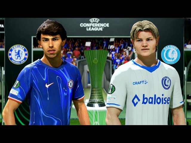 EA FC 25 - Chelsea vs. Gent - Nkunku Felix Neto Lavia - UEFA Conference League 24/25 | PS5 | 4K HDR