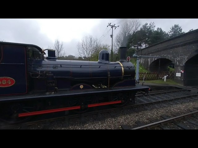 Insta Evo VR180 3D Virtual Reality Video Norfolk Railway Steam Gala 6 April 2019