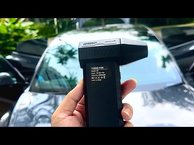 Can Mini Turbo jet Fan Dry your car? | Test Review | ASMr.anson