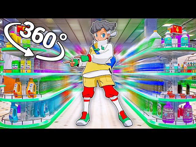 POKEDANCE - Supermarket in 360° Video | VR / 8K | (Pokémon Dance)