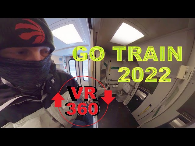 Go Train to Bus at Union Station Toronto VR 360