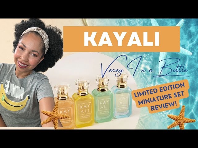 NEW KAYALI VACAY IN A BOTTLE! LIMITED EDITION PERFUME SET!