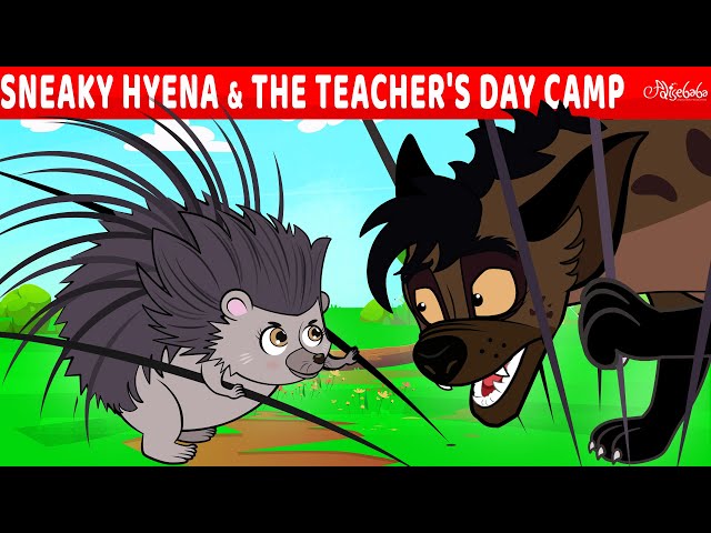 Sneaky Hyena and the Teachers' Day Camp | Bedtime Stories for Kids in English | Fairy Tales