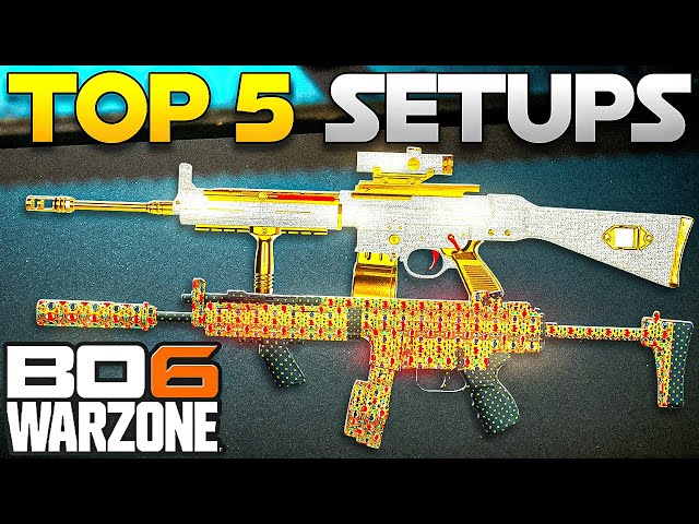 *NEW* TOP 5 META LOADOUTS in SEASON 1 WARZONE (Warzone Meta Loadouts) BO6