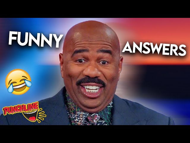 Unbelievably Funny Family Feud Answers With Steve Harvey!