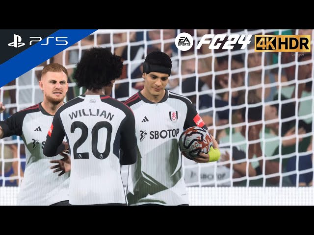 (PS5) EPL 23-24 | Chelsea vs Fulham 1-2 | Raul Jimenez Make Fulham Win | FC 24 [4K HDR 60FPS]