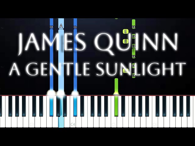 James Quinn - A Gentle Sunlight (Piano Tutorial)