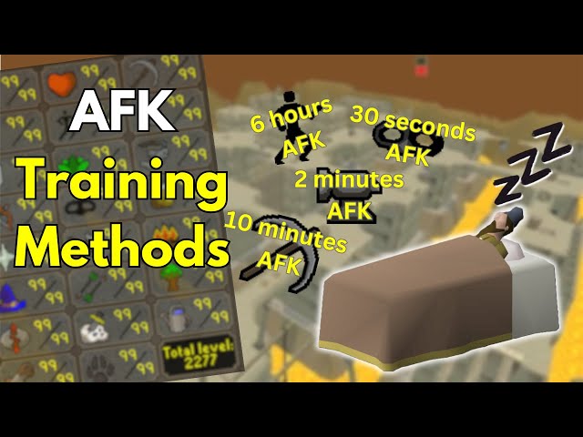 All Of The Best AFK Skilling Methods in OSRS