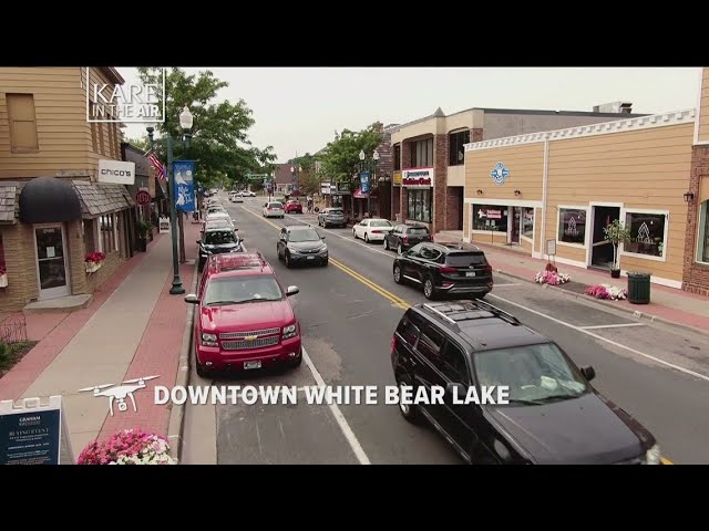 KARE in the air: Downtown White Bear Lake