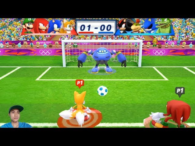 Mario & Sonic At The London 2012 Olympic Games Football #169 Tails, Sonic, Knuckles, Luigi