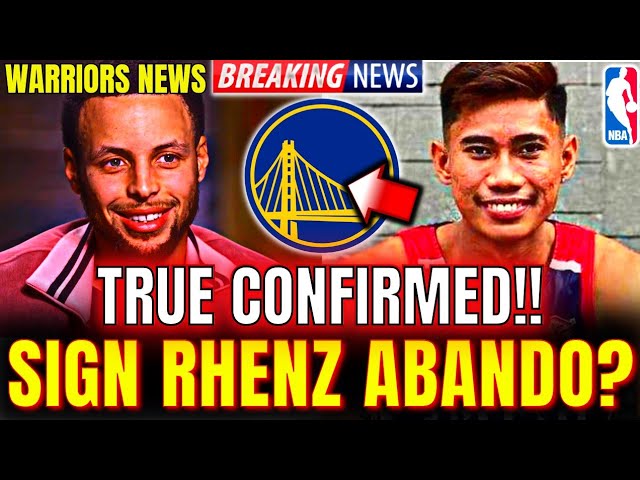 🏀🔥 GOLDEN ESTATE WARRIORS SIGN RHENZ ABANDO?! NEW CONFIRMED TRUTHS!! GOLDEN STATE WARRIORS NEWS