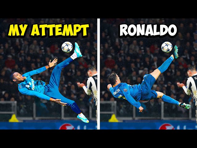 BEST GOALS IN FOOTBALL RECREATED!