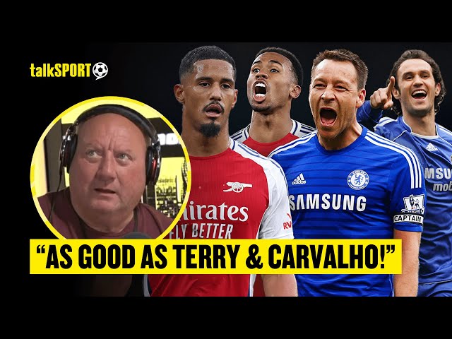 Alan Brazil DISAGREES With Lampard, Claiming Gabriel & Saliba Are JUST AS GOOD As Terry & Carvalho 🔥