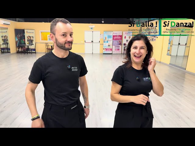 Tutti in pista!!! Telemark aperto e chiuso nel valzer lento💙💚 pillole di ballo con Matteo e Daniela