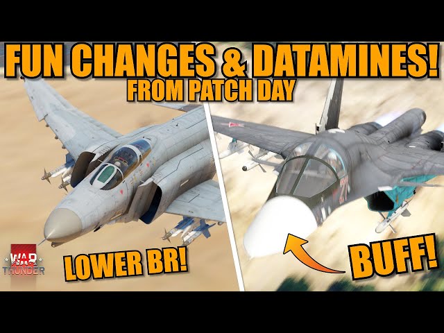 FUN CHANGES & DATAMINES from the PATCH DAY! SU-34 BUFFED, ICE at 13.0 & MORE! - War Thunder