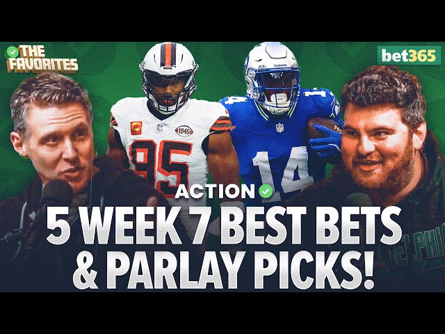 5 NFL Week 7 BEST BETS & NFL PARLAY Picks from Simon Hunter & Chad Millman | The Favorites Podcast