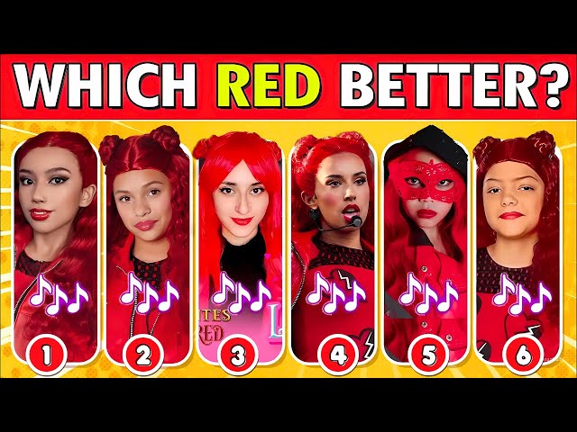 Which Red Dance Is Better? Guess Who's Dancing: Descendants The Rise Of Red | Qik Quiz