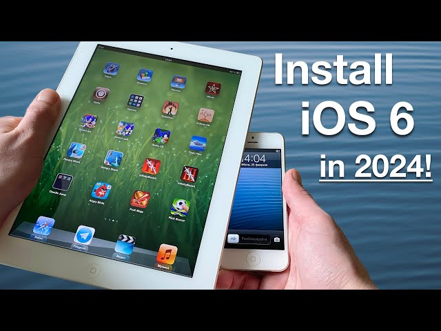 Easy way to INSTALL iOS 6 in 2024 and play old games! iPhone 5 iPad 4 - 100% working solution